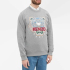 Kenzo Men's Embroidered Tiger Crew Sweat in Dove Grey