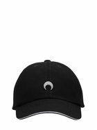 MARINE SERRE Logo Cotton Canvas Baseball Cap