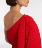 Solace London Layne draped asymmetric minidress