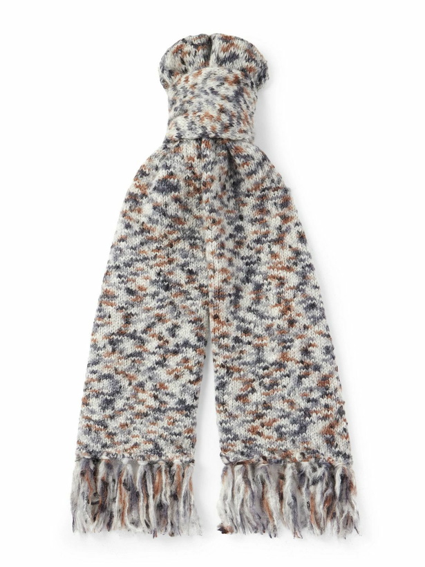 Photo: A.P.C. - Noah Fringed Knitted Scarf