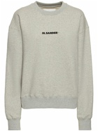 JIL SANDER - Cotton Jersey Sweatshirt W/ Printed Logo
