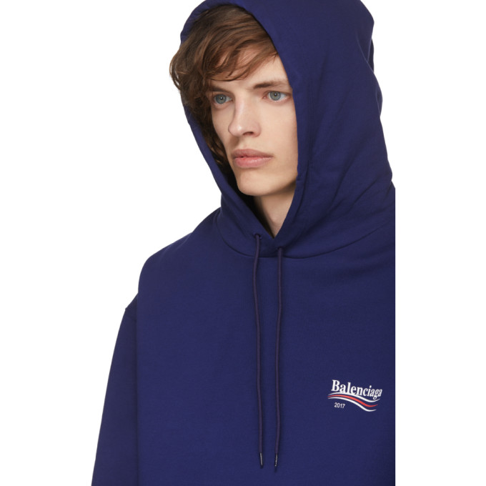 Balenciaga hoodie best sale mens purple