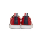 Thom Browne Tricolor Straight Toe Cap Sneakers