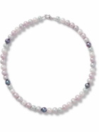 POLITE WORLDWIDE® - Sterling Silver, Pearl and Enemal Necklace