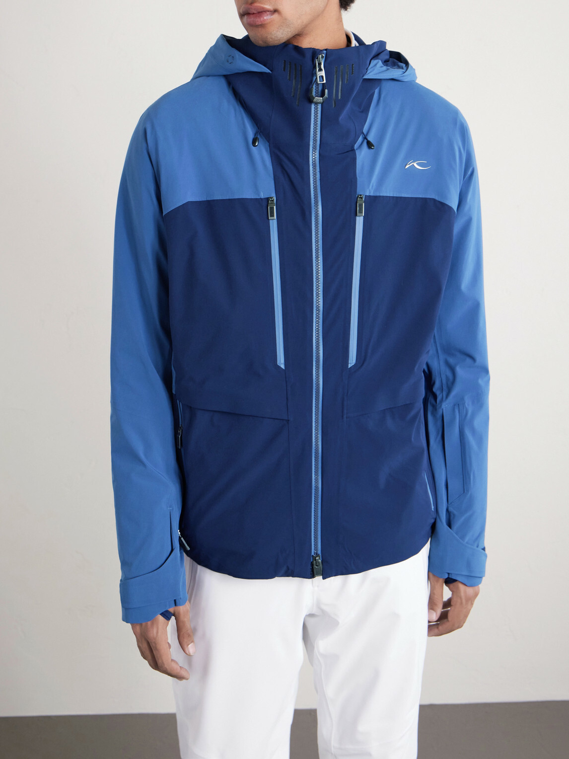 Kjus - Lasse Airflow Padded Down Hooded Ski Jacket - Blue