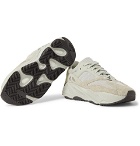 adidas Originals - Yeezy 700 Leather, Suede and Mesh Sneakers - Light gray