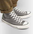 Converse - Chuck 70 Canvas High-Top Sneakers - Gray