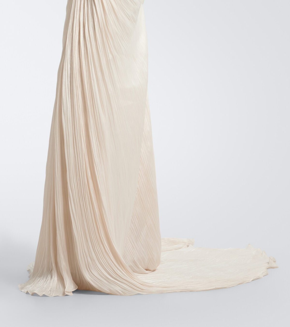 Marmar Halim Pleated satin gown