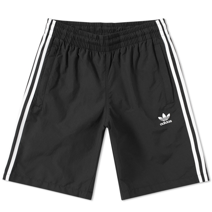 Photo: Adidas 3 Stripe Swim Short Black