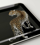 Dolce&Gabbana Casa Double Leopardo Medium wooden tray