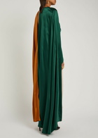 Roksanda Neolitsea Draped Colour-block Silk Maxi Dress Multicoloured 1