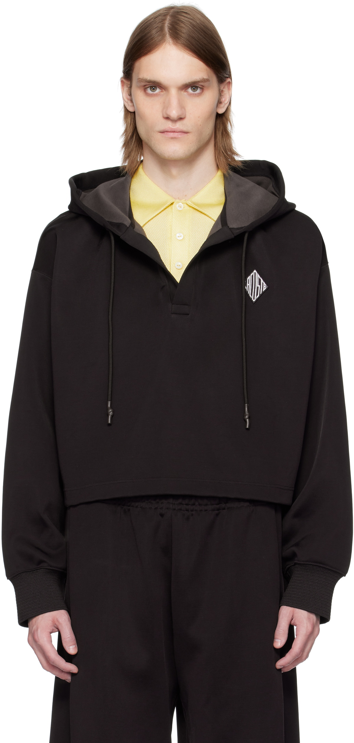 Lacoste Men's x CLOT Logo Hoodie in Flour/Cobalt Lacoste