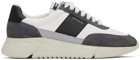 Axel Arigato White & Gray Genesis Vintage Sneakers