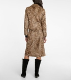 Etro - Leopard-print biker jacket