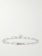 Alice Made This - Bardo Large Rhodium-Plated Sterling Silver Chain Bracelet