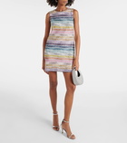 Missoni Zigzag metallic minidress