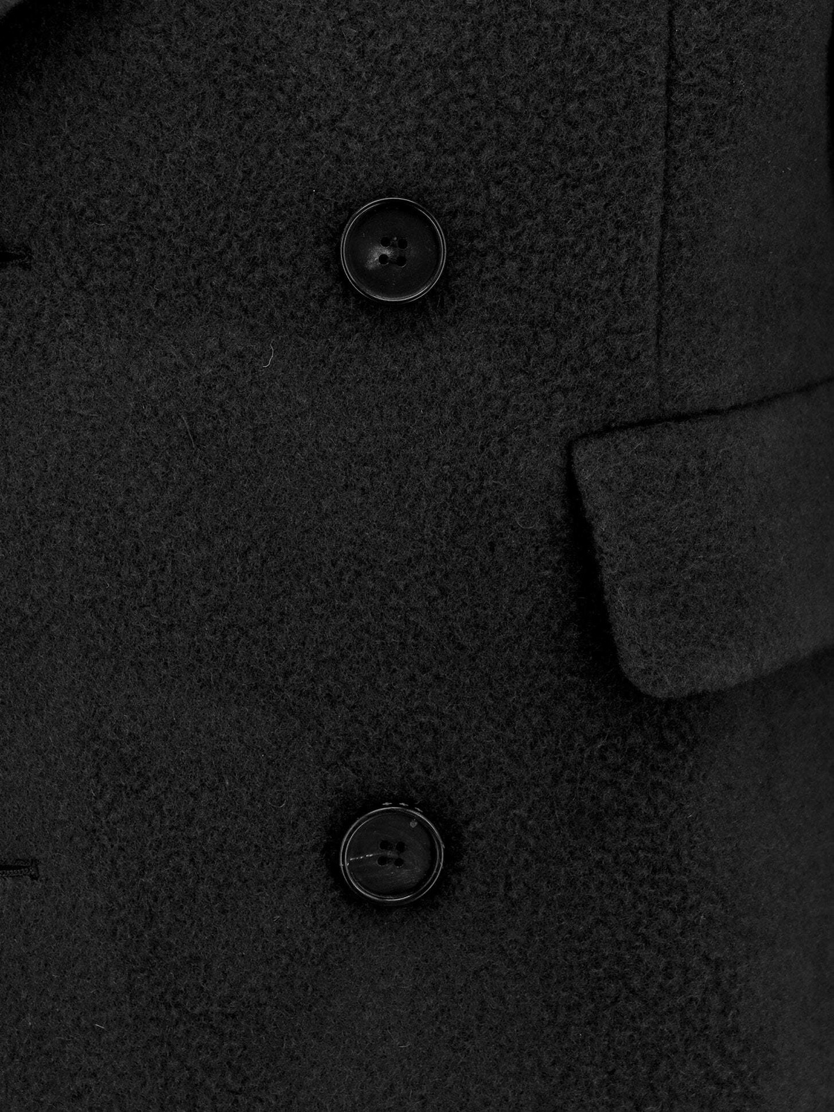 ジャケット・アウター TONYWACK Single-Breasted Tailored Coat Tonywack Coat Black Mens Tonywack