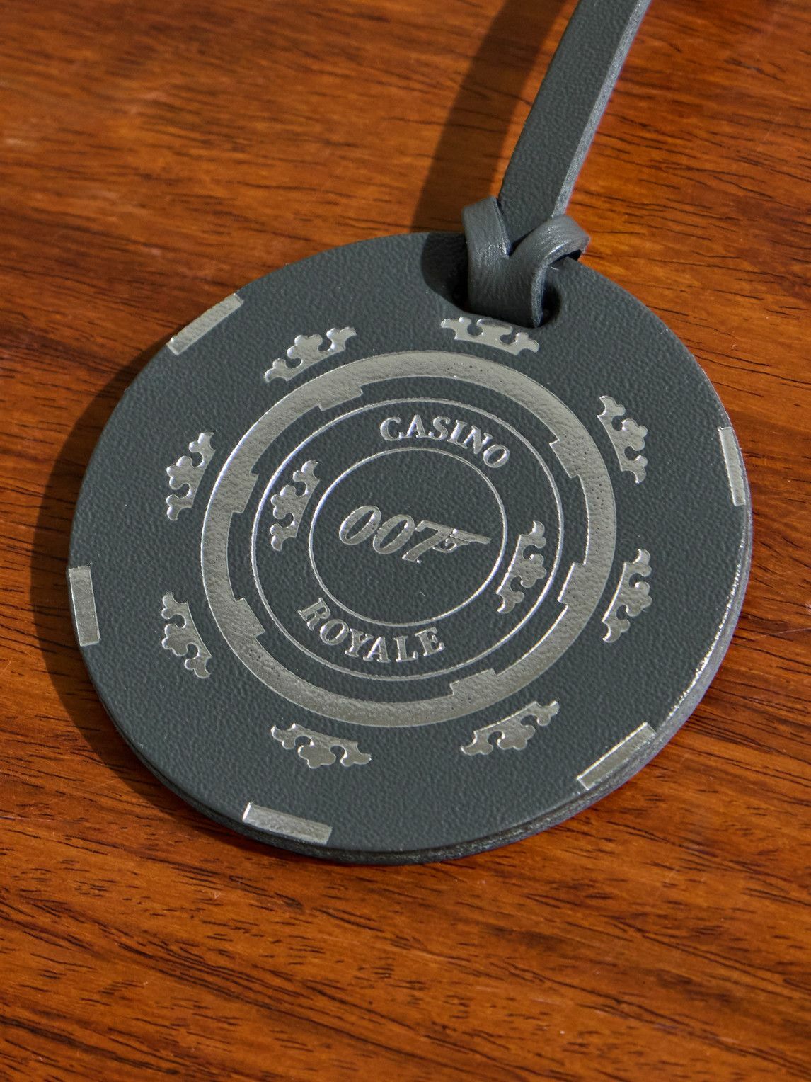 Globe-Trotter - 007 Poker Chip Leather Luggage Charm