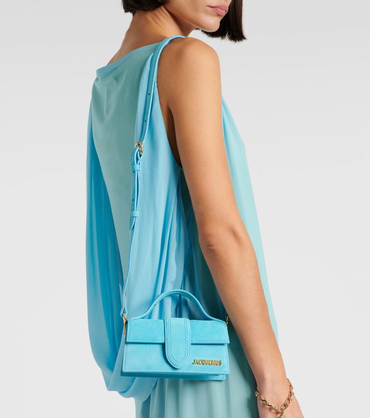 Jacquemus Le Bambino suede shoulder bag Jacquemus