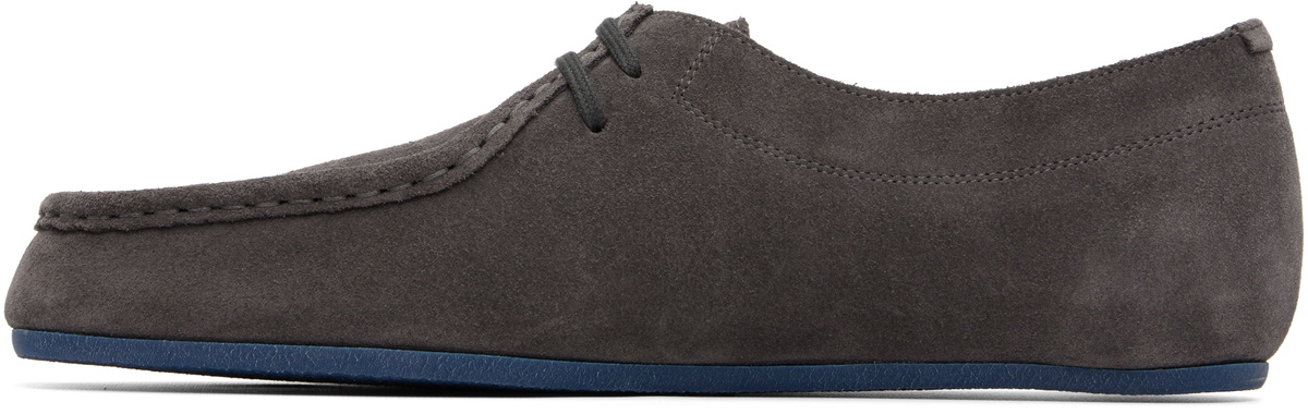 Jil Sander Gray Hood Lace-Up Derbys