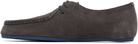 Jil Sander Gray Hood Lace-Up Derbys