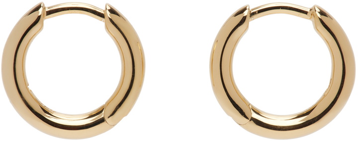 Photo: Tom Wood Gold Small Classic Hoop Earrings