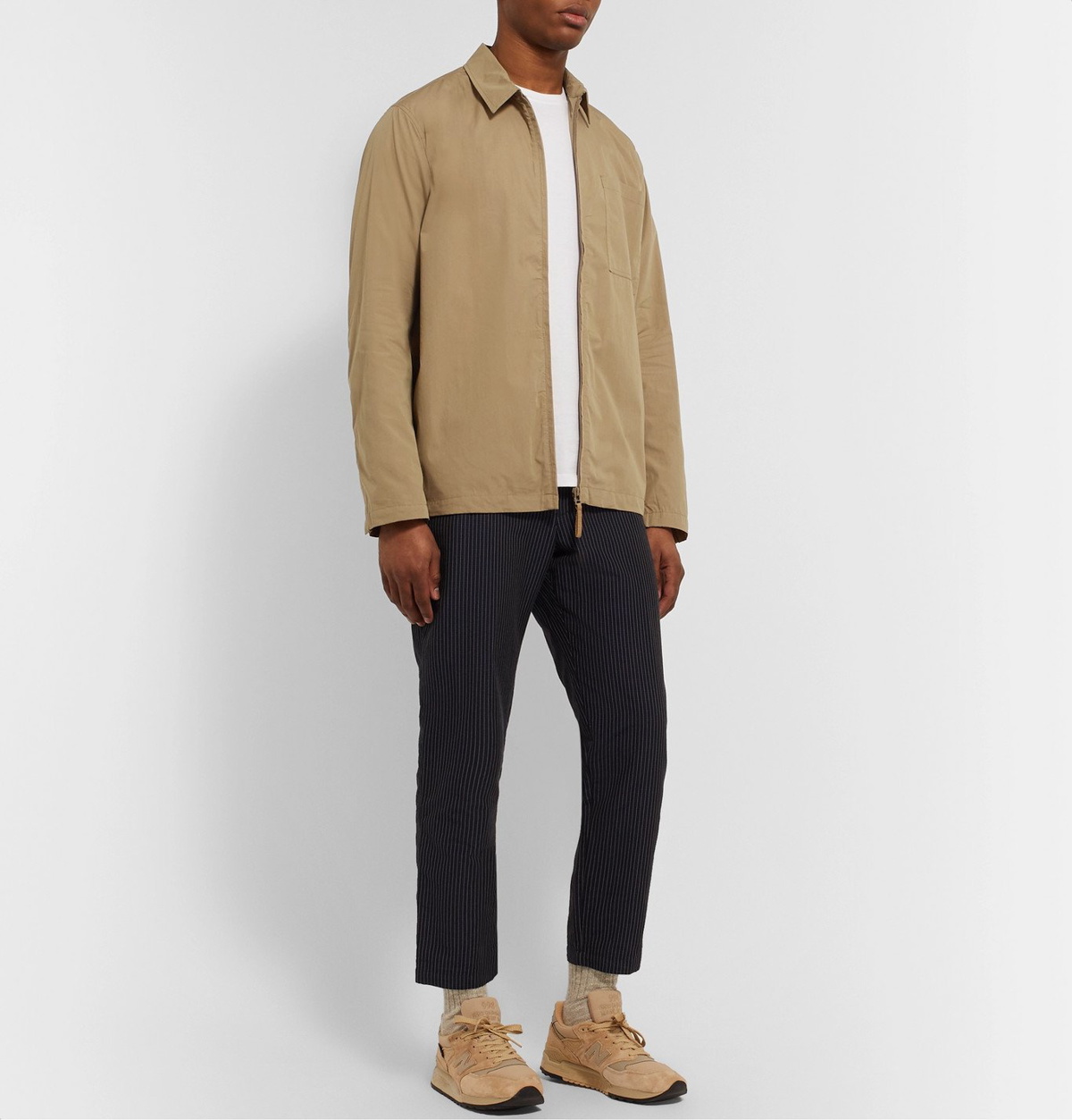 Norse Projects - Jens Packable Cotton-Blend Poplin Overshirt - Neutrals  Norse Projects