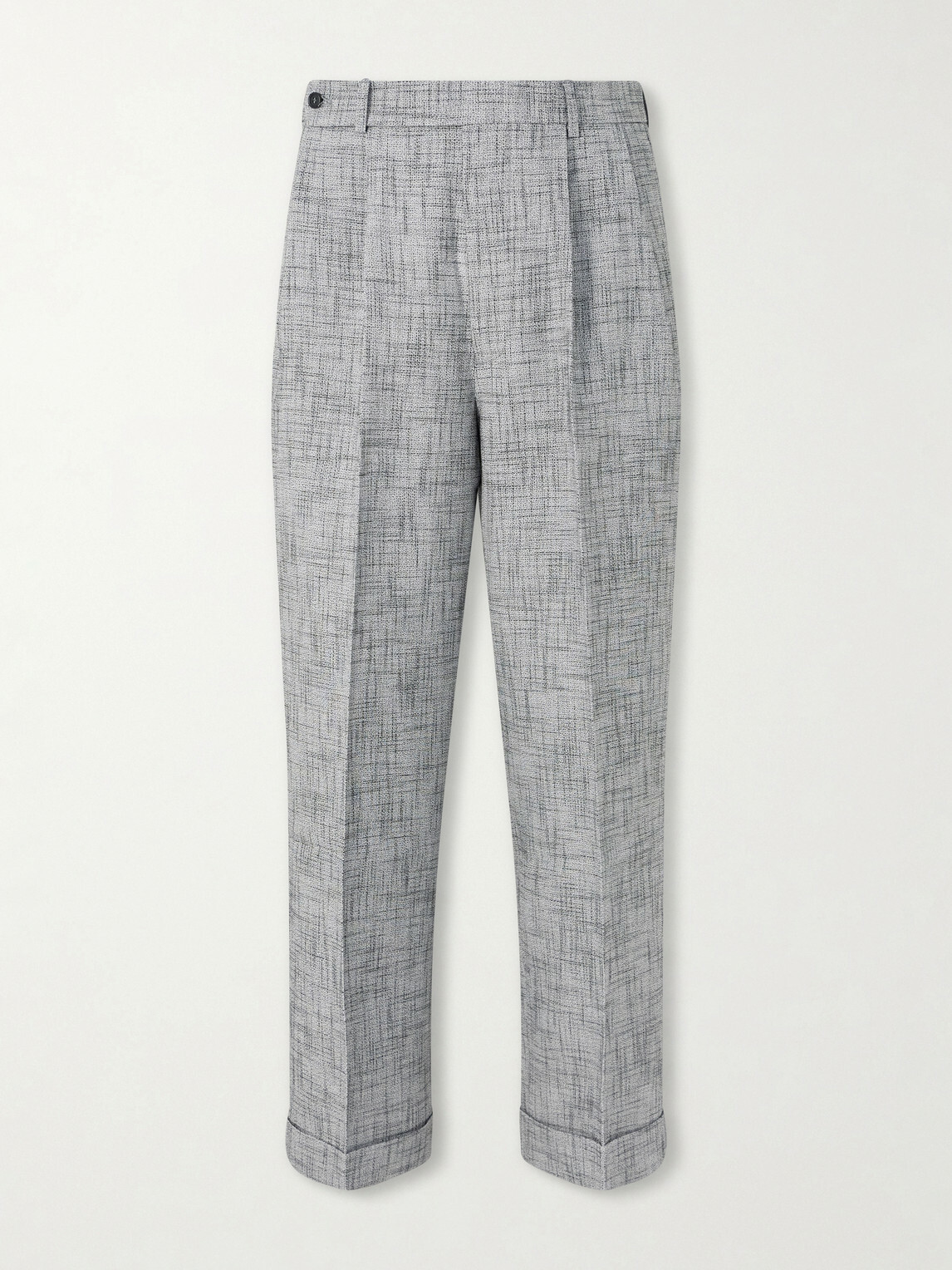 BODE - Static Weave McNab Straight-Leg Woven Trousers - Gray