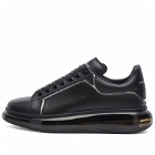 Alexander McQueen Men's Transparent Sole Oversized Sneakers in Black/Fume