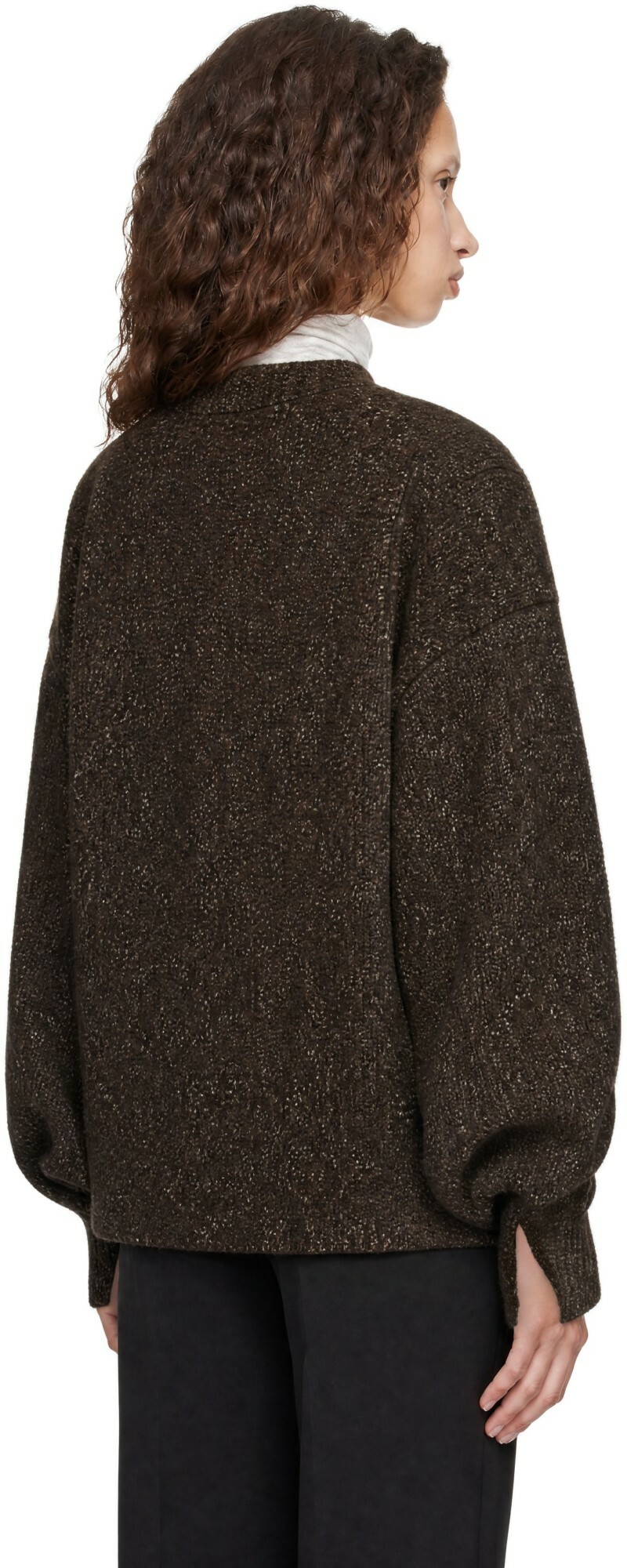 Cordera Brown Speckled Zip Jacket