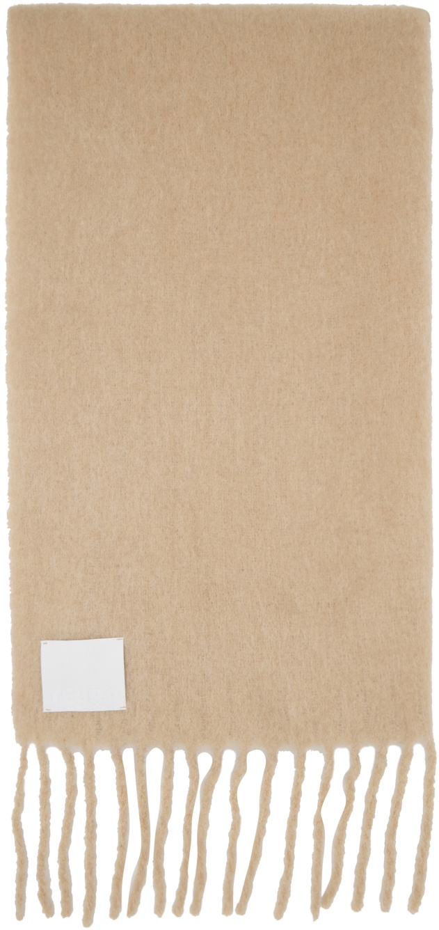 Teurn Studios SSENSE Exclusive Beige Oversized Scarf