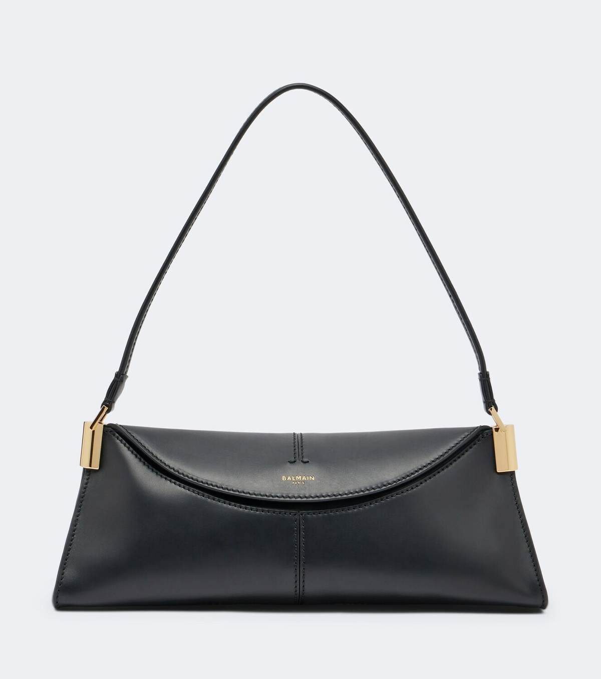 Balmain 64-83 Small leather shoulder bag