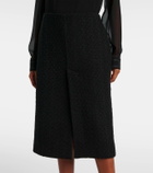 Gucci Wool-blend tweed midi skirt