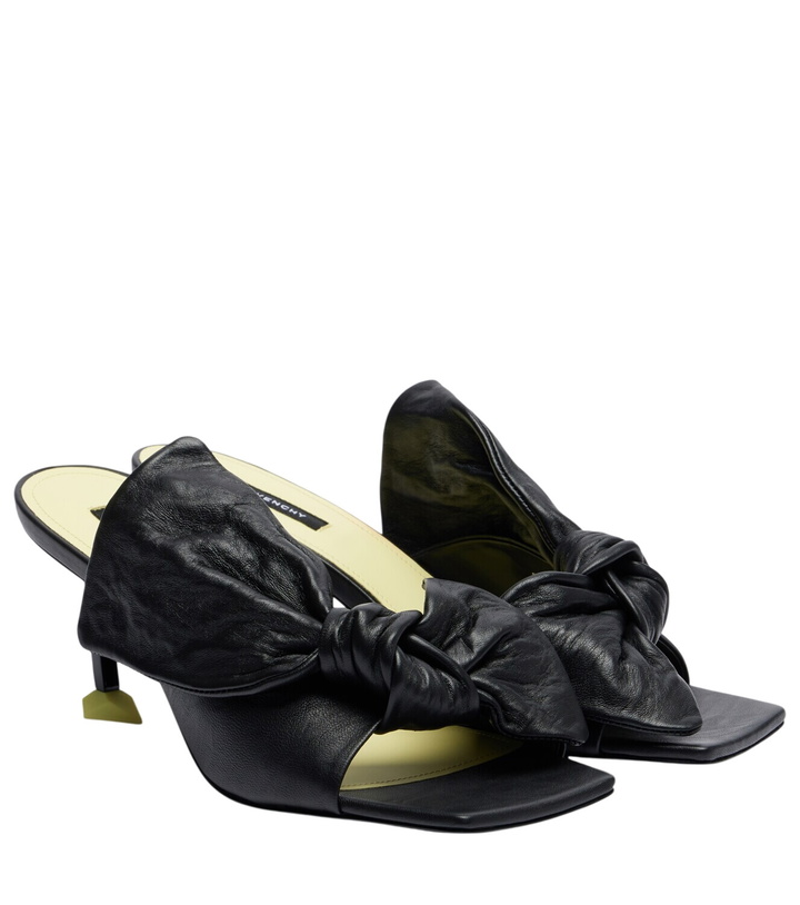 Photo: Givenchy Boudoir Bow leather mules