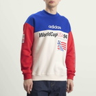 Adidas Men's Graphic Sweatshirt in Team Royal Blue/Cloud White