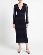 Missoni Womens Midi dress in Blue