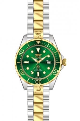 Invicta Pro Diver Green Dial Stainless Steel Mens Watch 13928