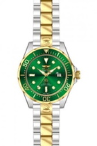Invicta Pro Diver Green Dial Stainless Steel Mens Watch 13928