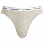 Calvin Klein Women's Icon Bikini Brief - 3 Pack in Black/Grey Heather/Turf