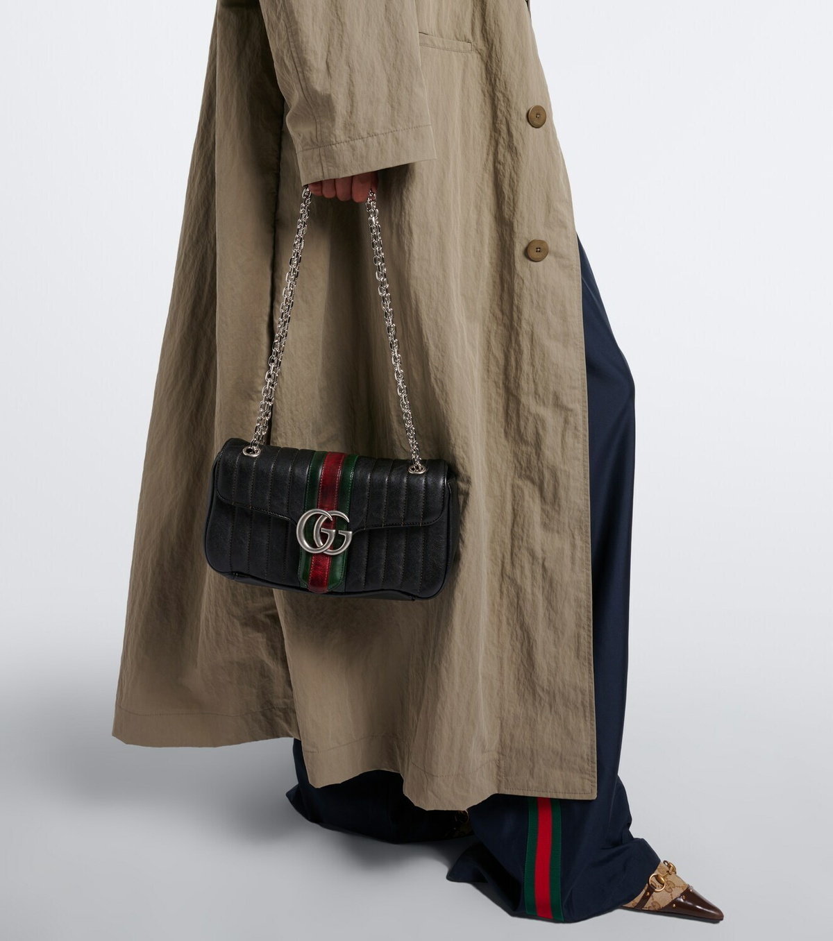 Gucci GG Marmont Small leather shoulder bag