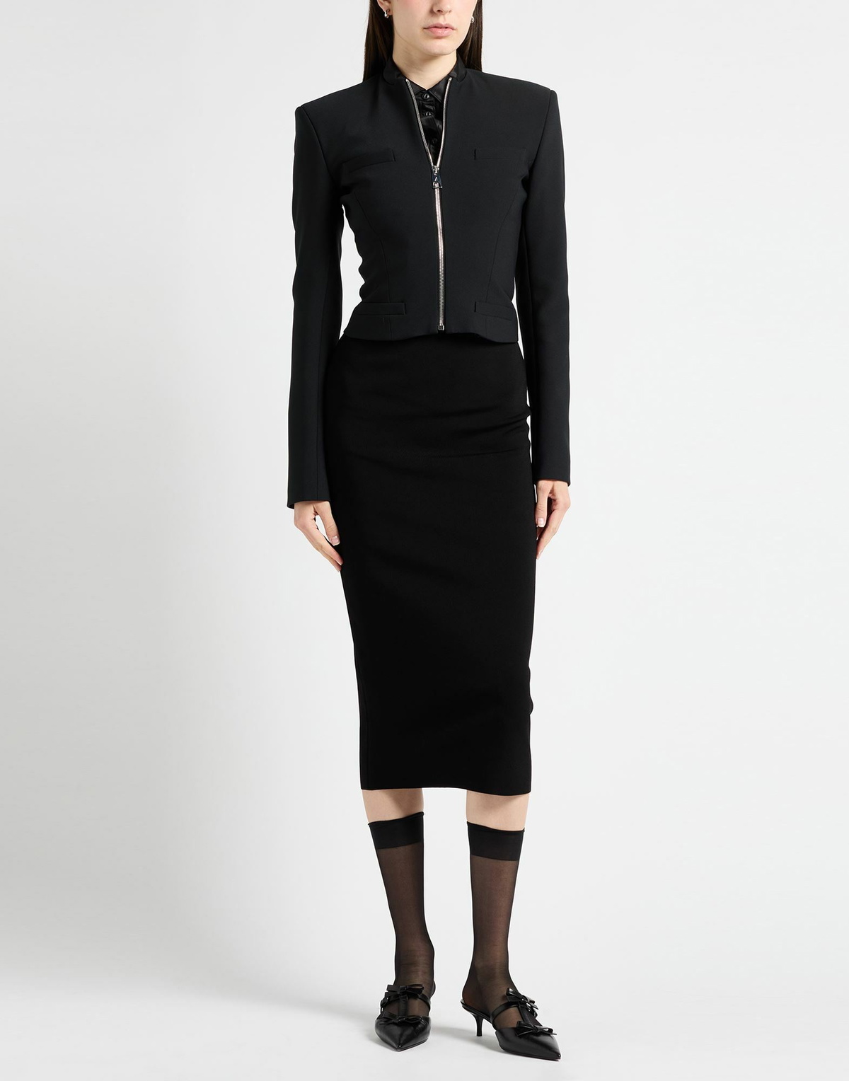 The Attico Womens Jacket in Black
