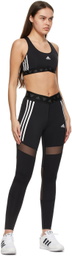 adidas Originals Black Mesh Adicolor 3-Stripe Leggings