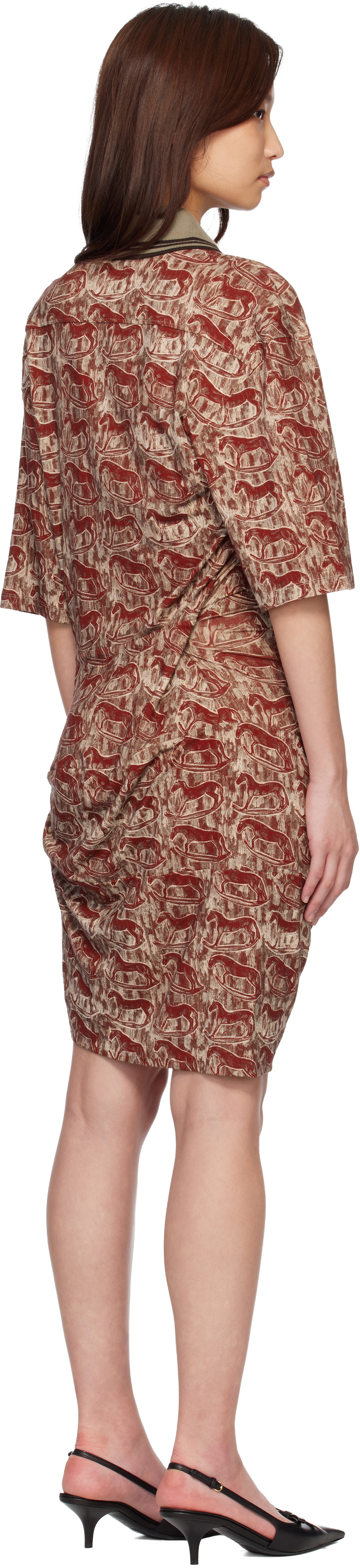 Vivienne Westwood Red Ming Polo Minidress