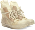 Rick Owens Off-White Geobasket Sneakers