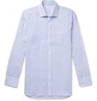 Turnbull & Asser - Striped Linen Shirt - Blue