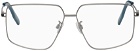 MCQ Silver Square Optical Glasses