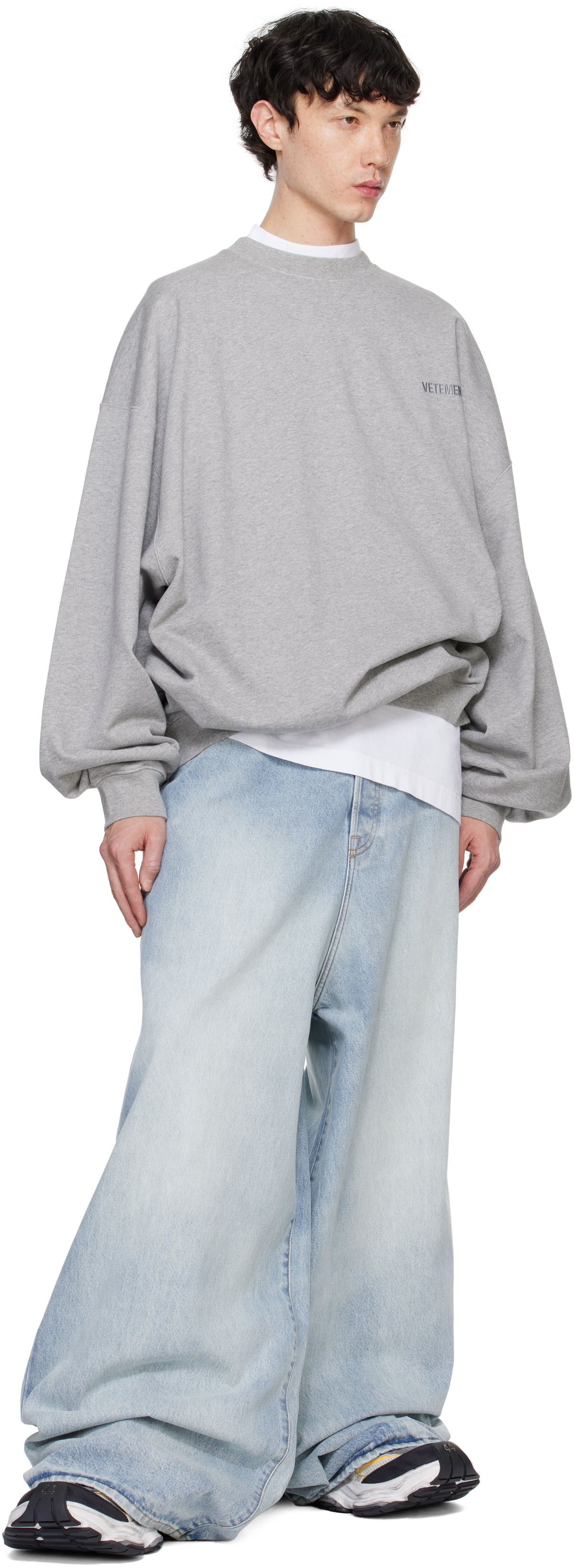VETEMENTS Blue Oversized Baggy Jeans