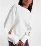 Jacques Wei Deconstructed satin blouse