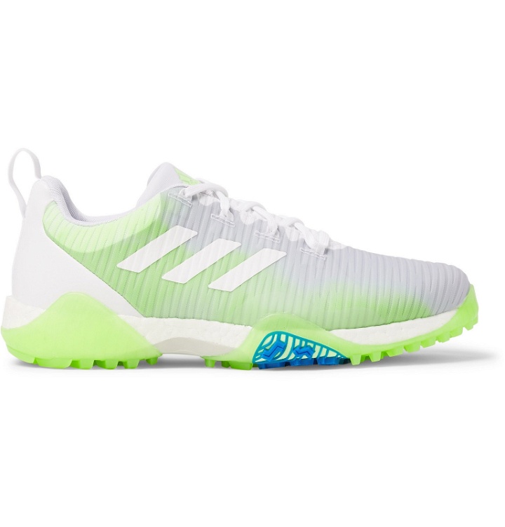 Photo: Adidas Golf - CodeChaos Coated-Mesh and Faux Leather Golf Shoes - Green