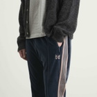 Needles Men's Velour Track Pants in Steel Blue